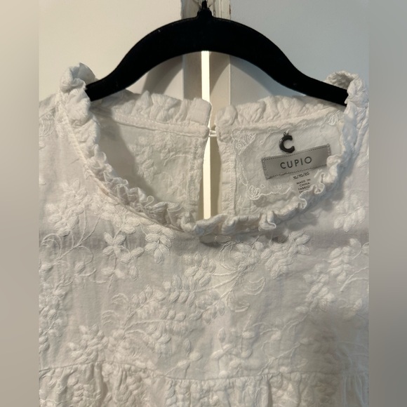 Cupio XL Women's Flutter Sleeve Cotton Voile Blouse - Picture 8 of 13